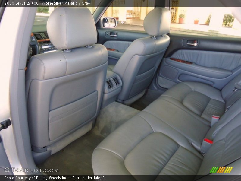 Alpine Silver Metallic / Gray 2000 Lexus LS 400