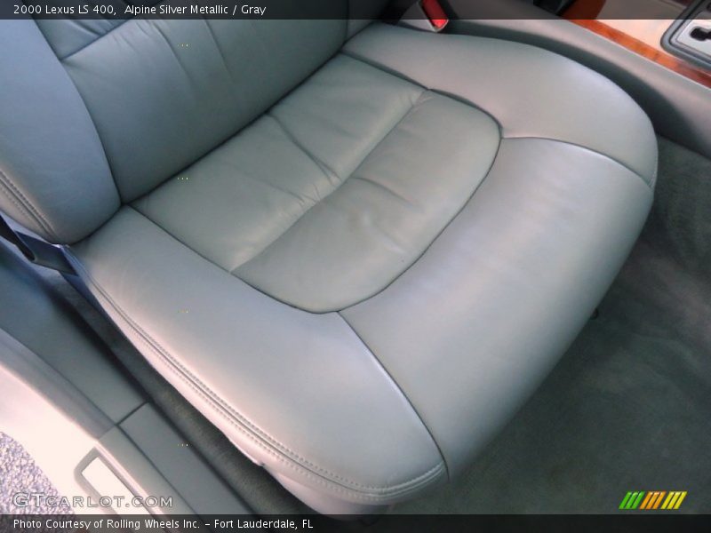 Alpine Silver Metallic / Gray 2000 Lexus LS 400