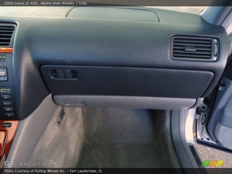 Alpine Silver Metallic / Gray 2000 Lexus LS 400