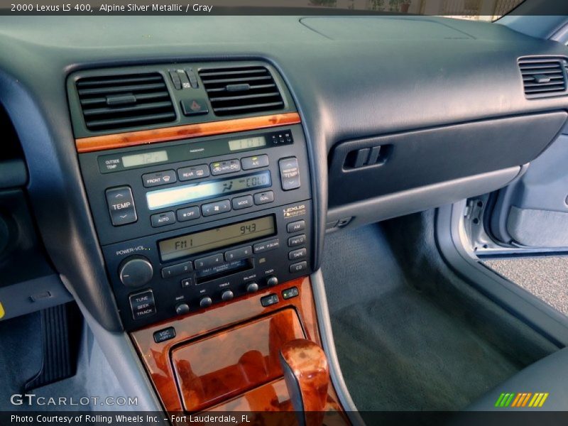 Alpine Silver Metallic / Gray 2000 Lexus LS 400