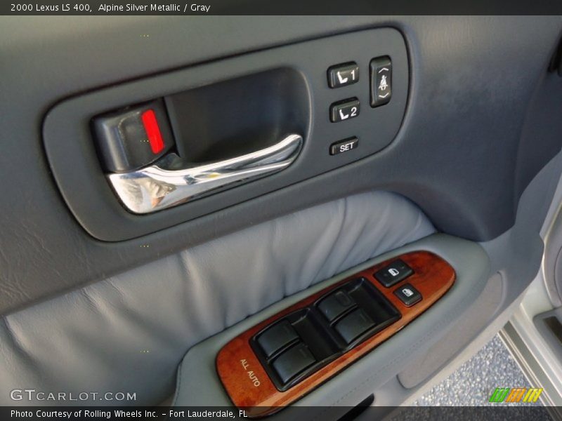 Alpine Silver Metallic / Gray 2000 Lexus LS 400