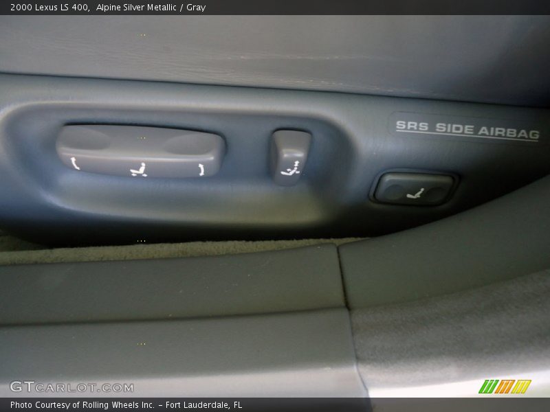 Alpine Silver Metallic / Gray 2000 Lexus LS 400