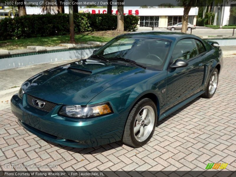 Front 3/4 View of 2002 Mustang GT Coupe