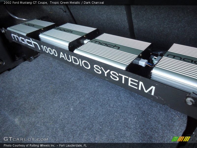 Tropic Green Metallic / Dark Charcoal 2002 Ford Mustang GT Coupe