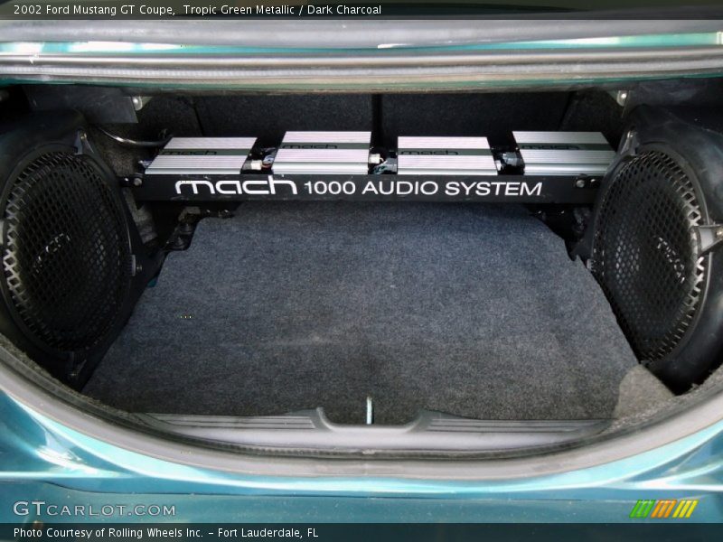 Tropic Green Metallic / Dark Charcoal 2002 Ford Mustang GT Coupe