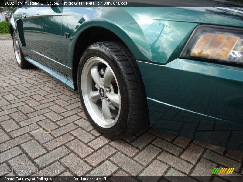 Tropic Green Metallic / Dark Charcoal 2002 Ford Mustang GT Coupe