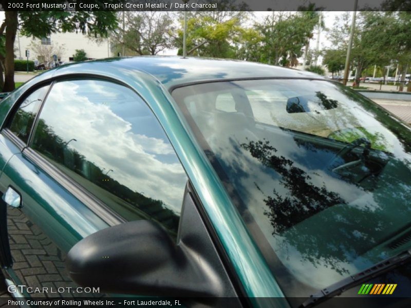 Tropic Green Metallic / Dark Charcoal 2002 Ford Mustang GT Coupe