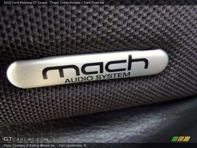 Tropic Green Metallic / Dark Charcoal 2002 Ford Mustang GT Coupe