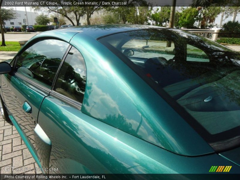 Tropic Green Metallic / Dark Charcoal 2002 Ford Mustang GT Coupe