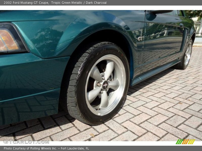 Tropic Green Metallic / Dark Charcoal 2002 Ford Mustang GT Coupe