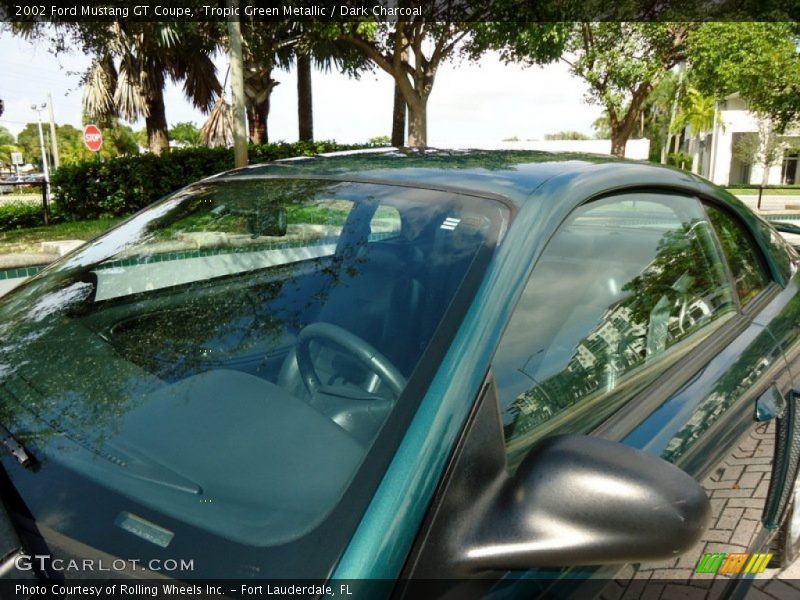Tropic Green Metallic / Dark Charcoal 2002 Ford Mustang GT Coupe