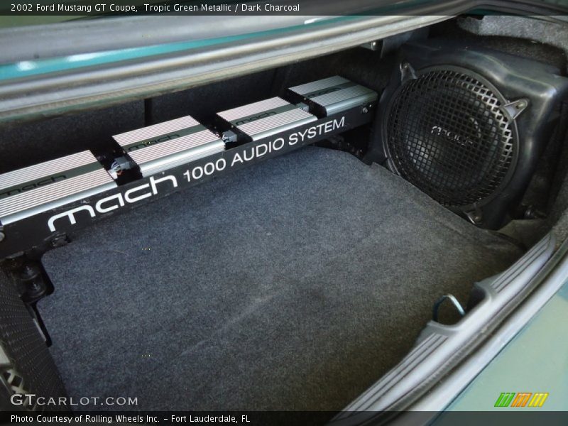 Tropic Green Metallic / Dark Charcoal 2002 Ford Mustang GT Coupe