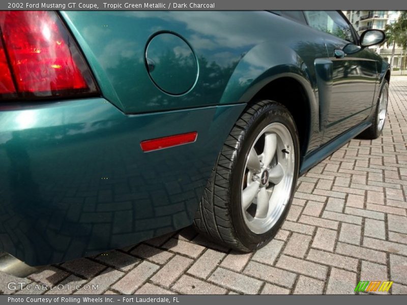 Tropic Green Metallic / Dark Charcoal 2002 Ford Mustang GT Coupe