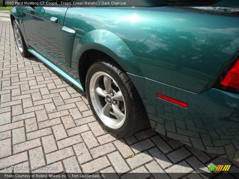 Tropic Green Metallic / Dark Charcoal 2002 Ford Mustang GT Coupe