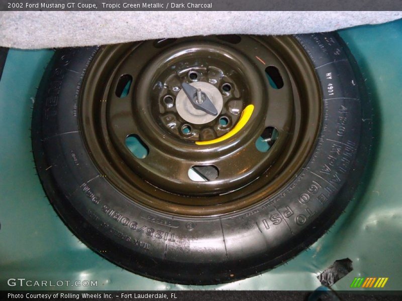 Tropic Green Metallic / Dark Charcoal 2002 Ford Mustang GT Coupe