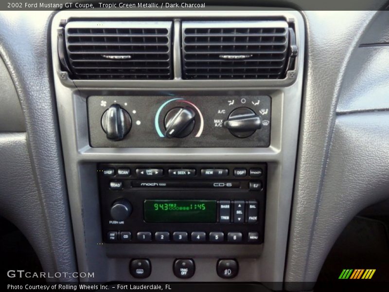 Controls of 2002 Mustang GT Coupe