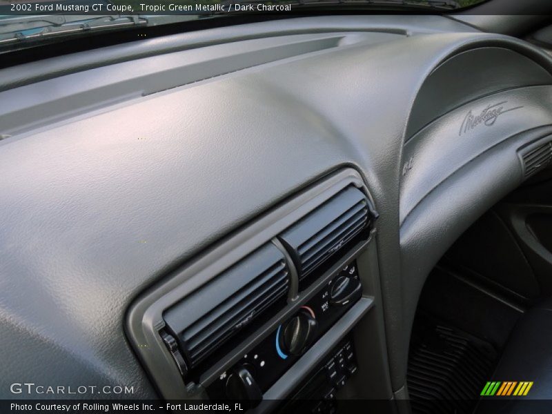 Tropic Green Metallic / Dark Charcoal 2002 Ford Mustang GT Coupe