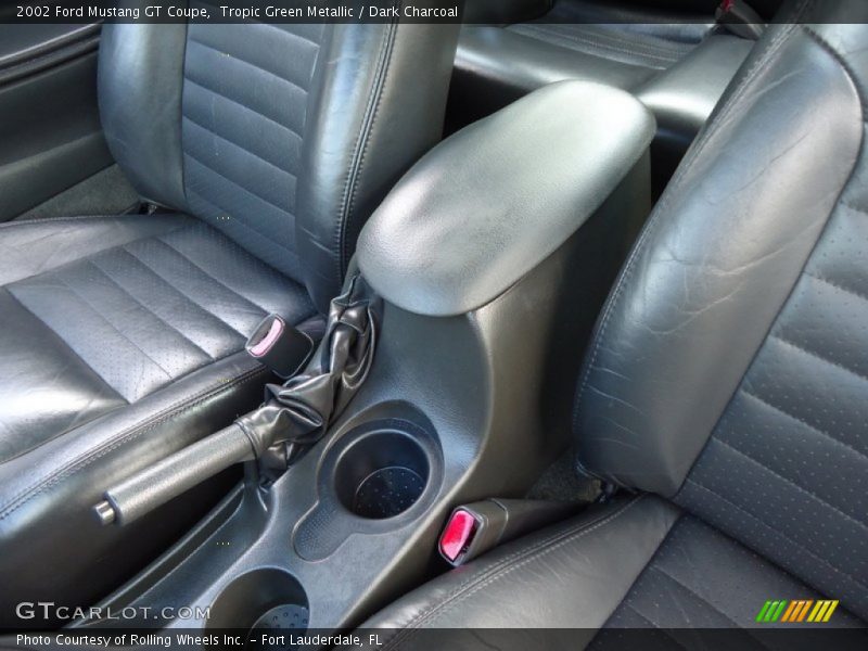 Tropic Green Metallic / Dark Charcoal 2002 Ford Mustang GT Coupe