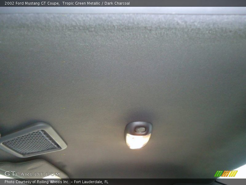 Tropic Green Metallic / Dark Charcoal 2002 Ford Mustang GT Coupe