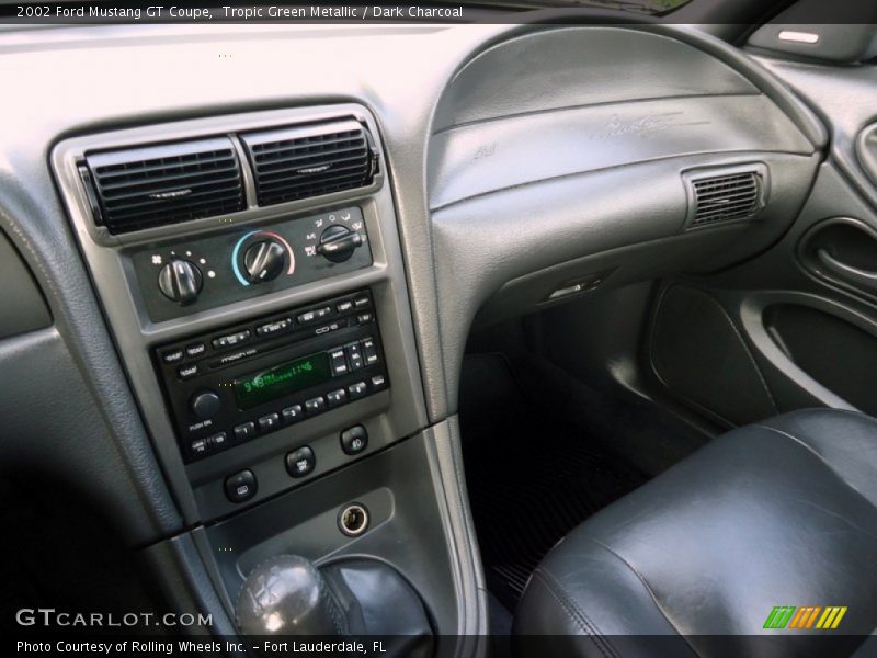 Tropic Green Metallic / Dark Charcoal 2002 Ford Mustang GT Coupe