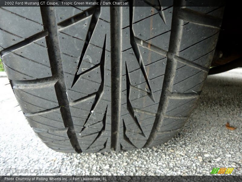 Tropic Green Metallic / Dark Charcoal 2002 Ford Mustang GT Coupe