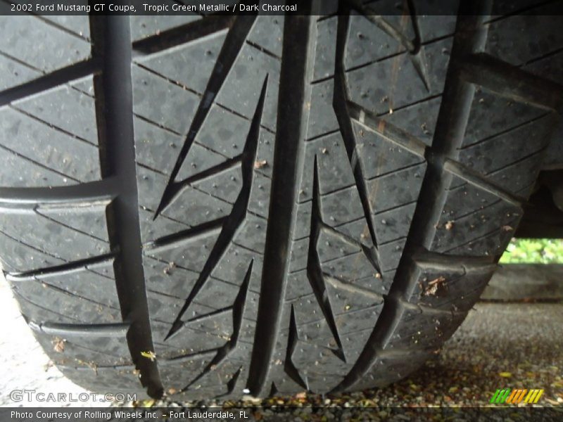 Tropic Green Metallic / Dark Charcoal 2002 Ford Mustang GT Coupe