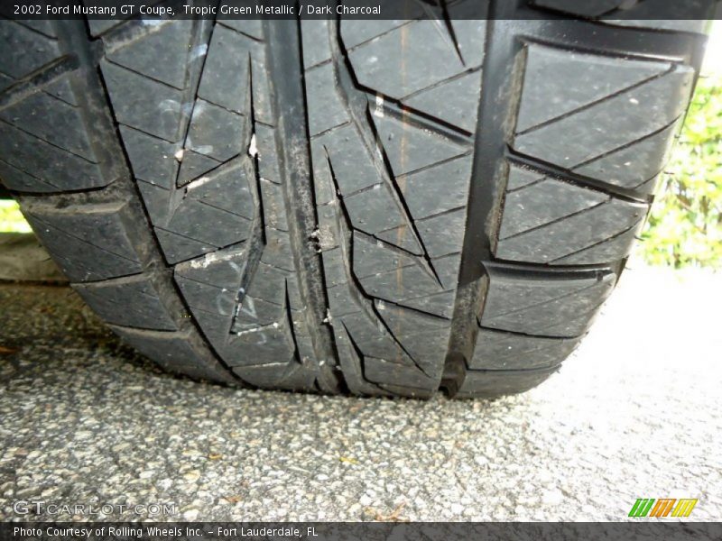 Tropic Green Metallic / Dark Charcoal 2002 Ford Mustang GT Coupe