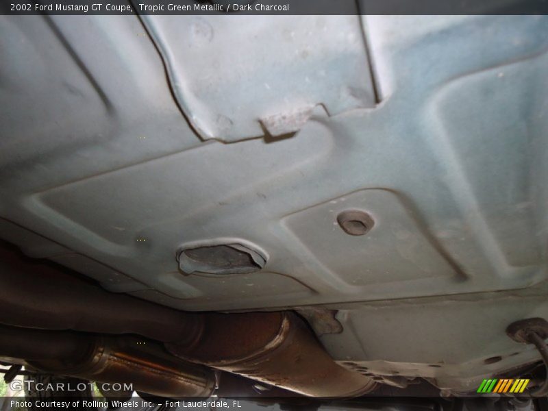 Tropic Green Metallic / Dark Charcoal 2002 Ford Mustang GT Coupe