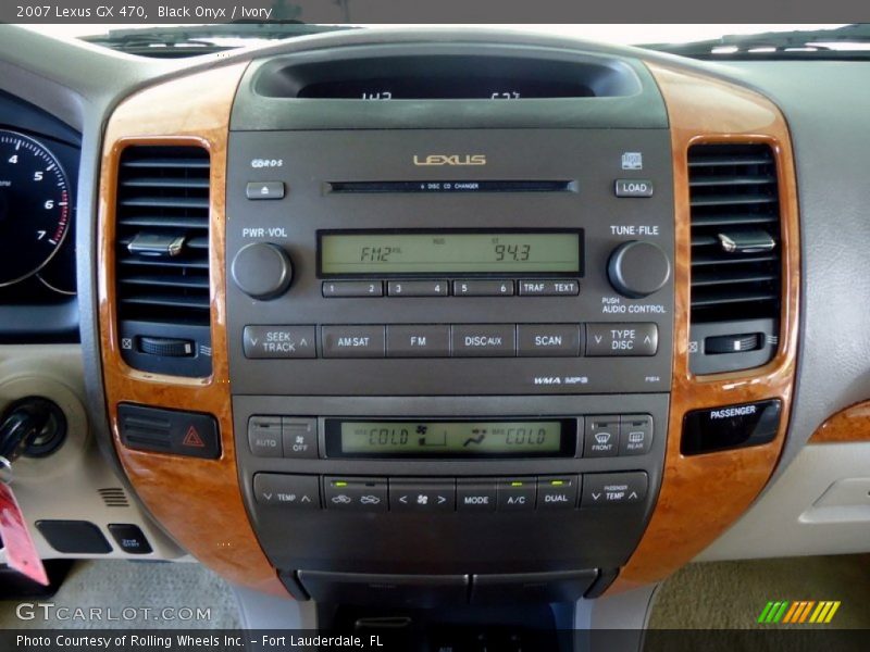 Controls of 2007 GX 470