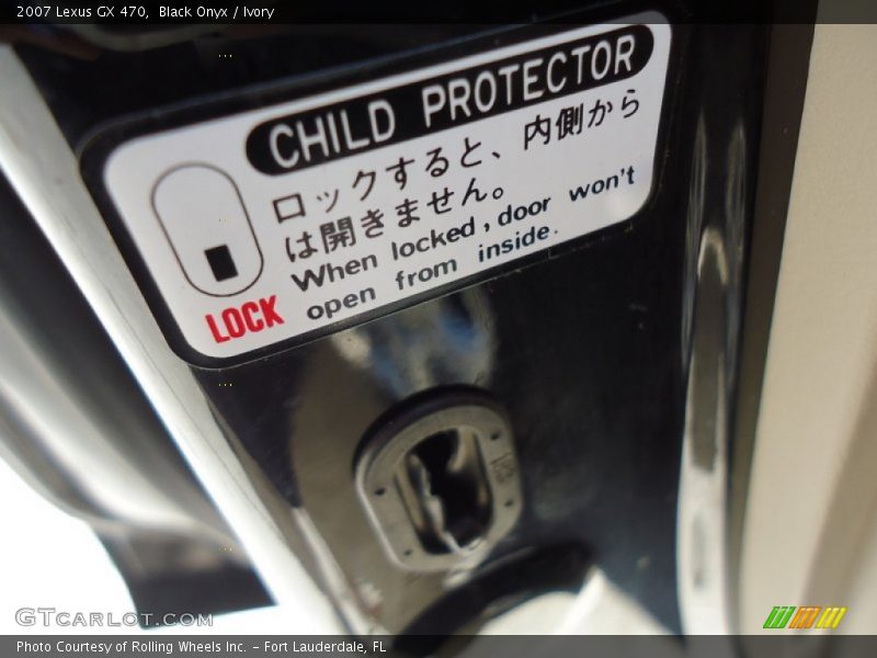 Black Onyx / Ivory 2007 Lexus GX 470
