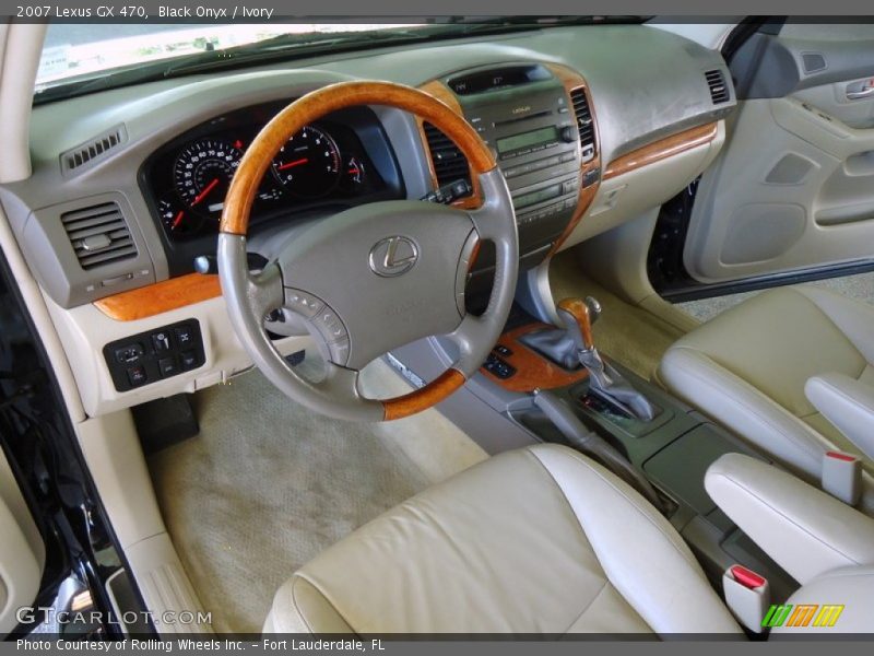  2007 GX 470 Ivory Interior