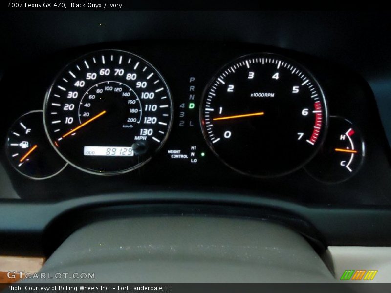  2007 GX 470 470 Gauges