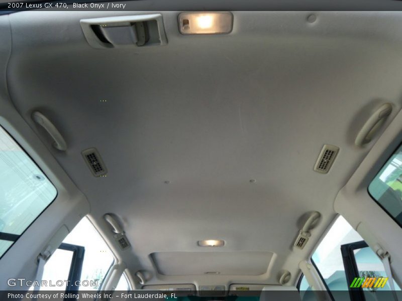 Black Onyx / Ivory 2007 Lexus GX 470