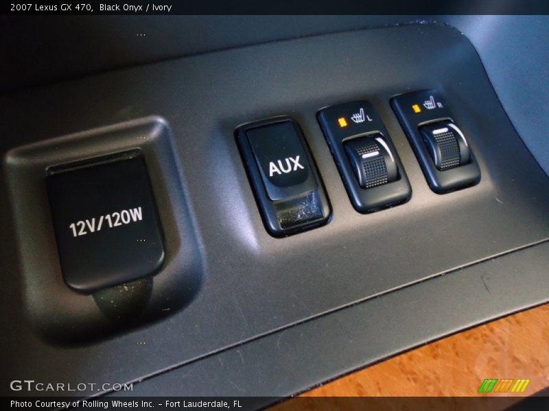 Controls of 2007 GX 470