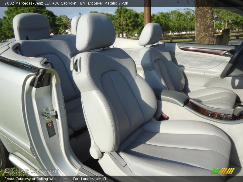 Front Seat of 2002 CLK 430 Cabriolet