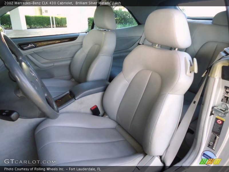 Front Seat of 2002 CLK 430 Cabriolet