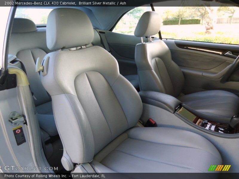 Front Seat of 2002 CLK 430 Cabriolet