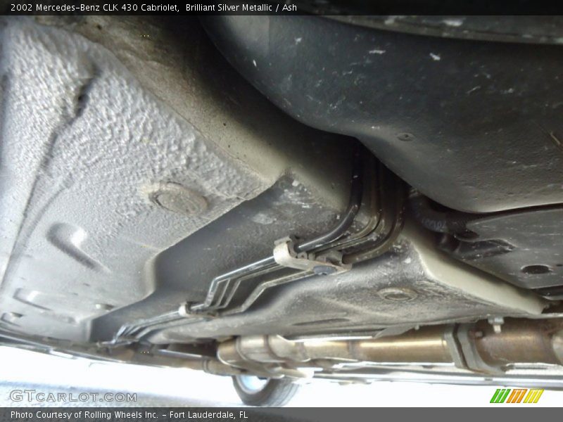 Undercarriage of 2002 CLK 430 Cabriolet