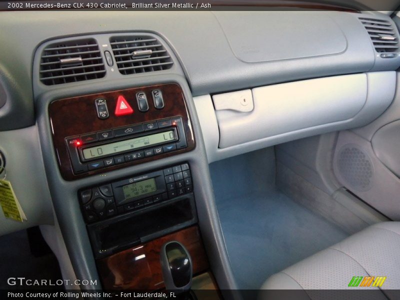 Brilliant Silver Metallic / Ash 2002 Mercedes-Benz CLK 430 Cabriolet