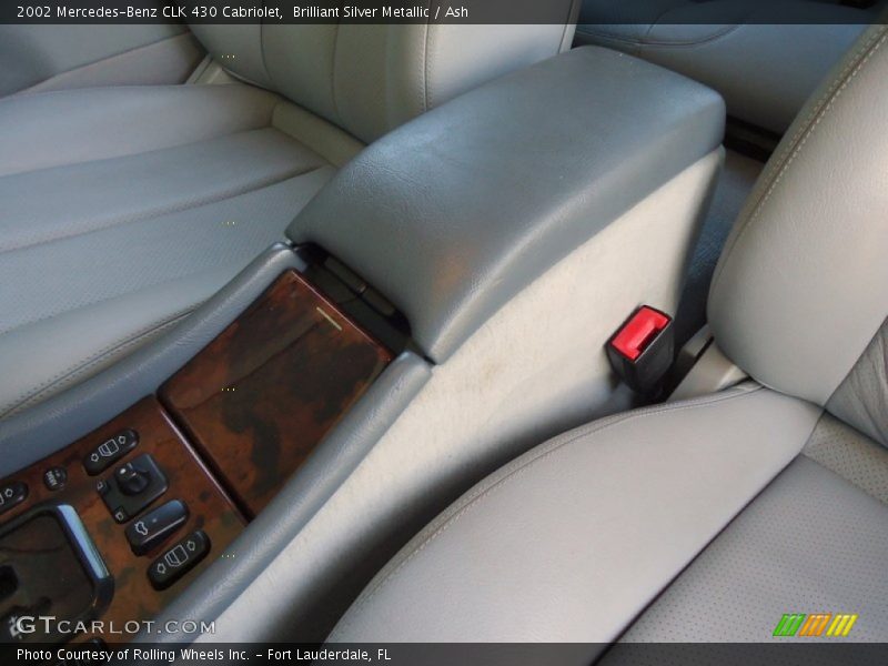 Brilliant Silver Metallic / Ash 2002 Mercedes-Benz CLK 430 Cabriolet