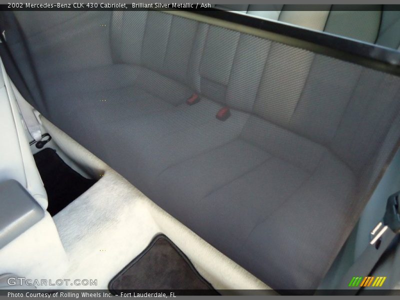 Brilliant Silver Metallic / Ash 2002 Mercedes-Benz CLK 430 Cabriolet