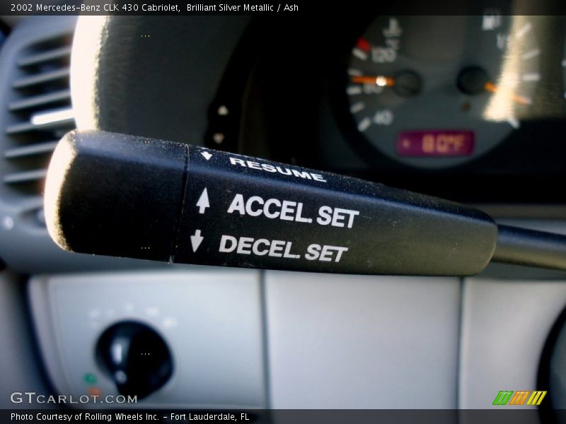 Brilliant Silver Metallic / Ash 2002 Mercedes-Benz CLK 430 Cabriolet