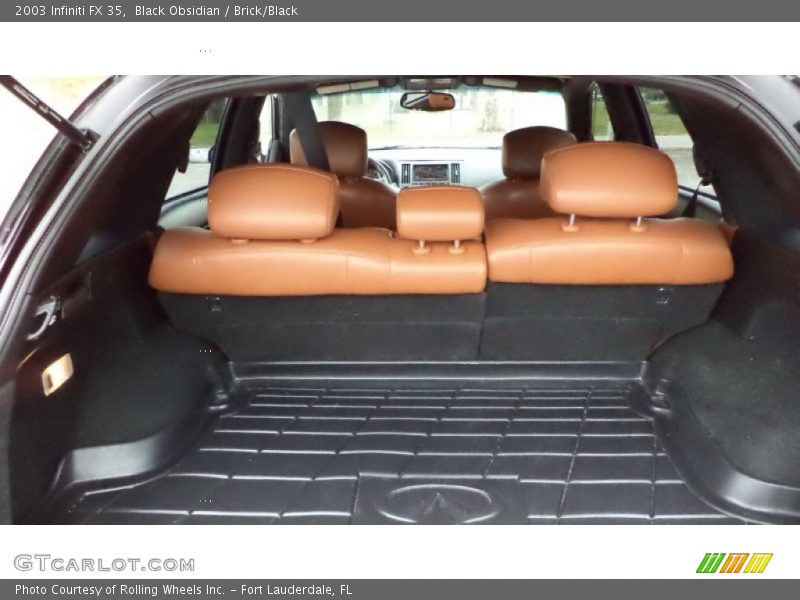 Black Obsidian / Brick/Black 2003 Infiniti FX 35