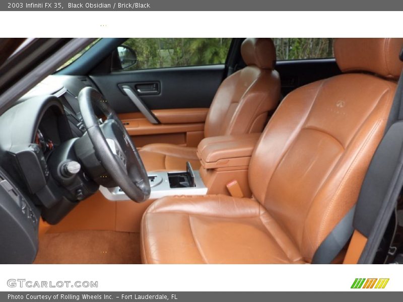 Black Obsidian / Brick/Black 2003 Infiniti FX 35