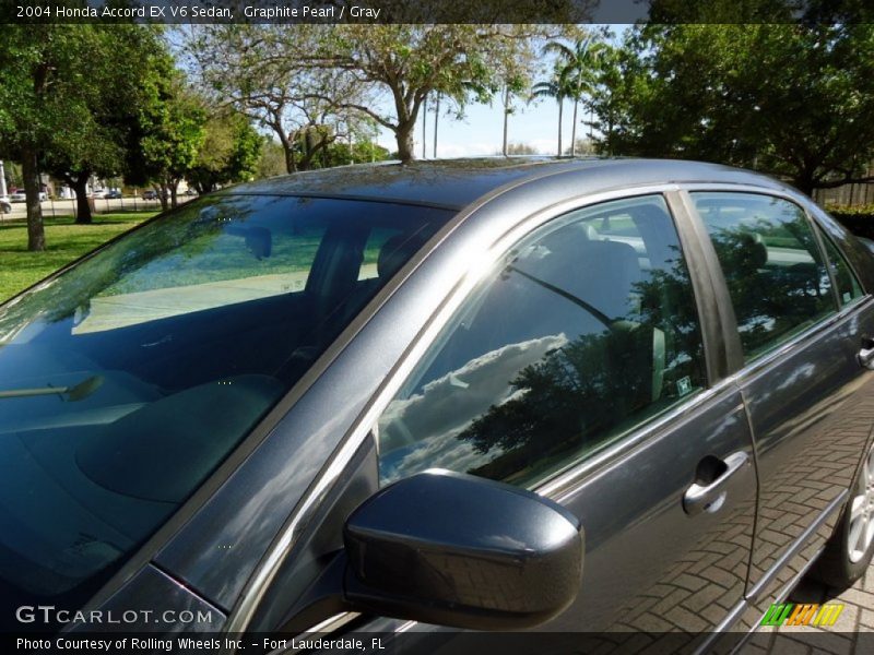 Graphite Pearl / Gray 2004 Honda Accord EX V6 Sedan