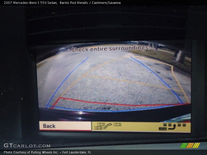 Barolo Red Metallic / Cashmere/Savanna 2007 Mercedes-Benz S 550 Sedan