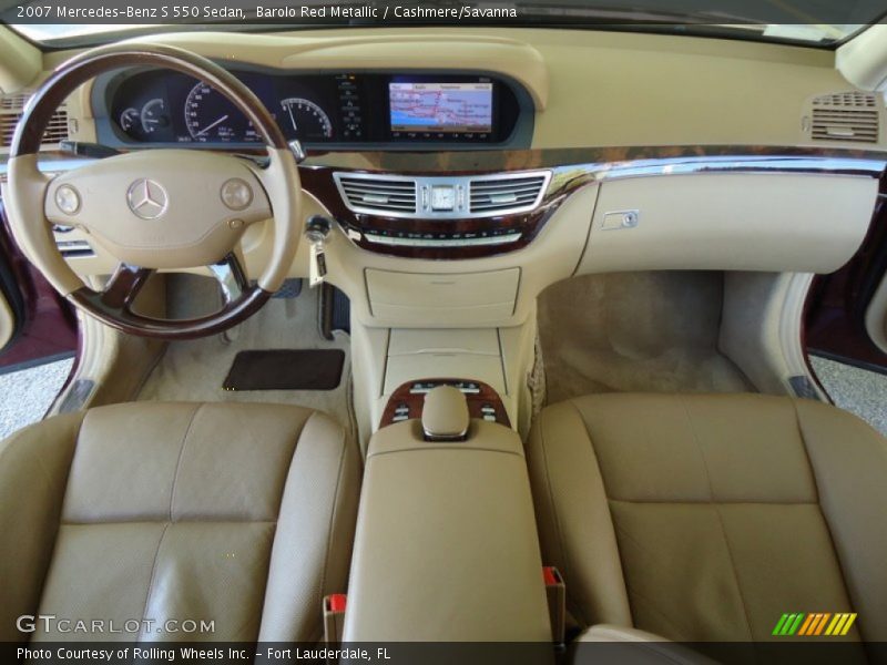  2007 S 550 Sedan Cashmere/Savanna Interior