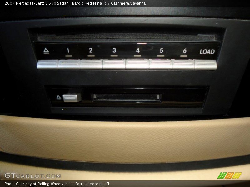 Barolo Red Metallic / Cashmere/Savanna 2007 Mercedes-Benz S 550 Sedan