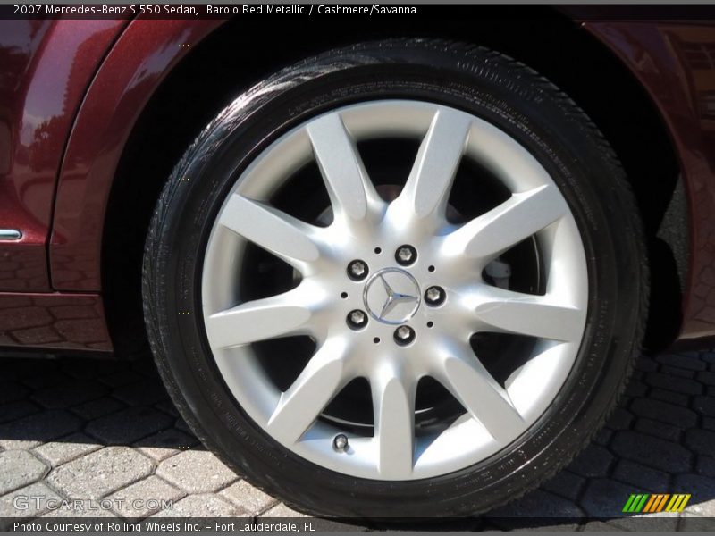  2007 S 550 Sedan Wheel