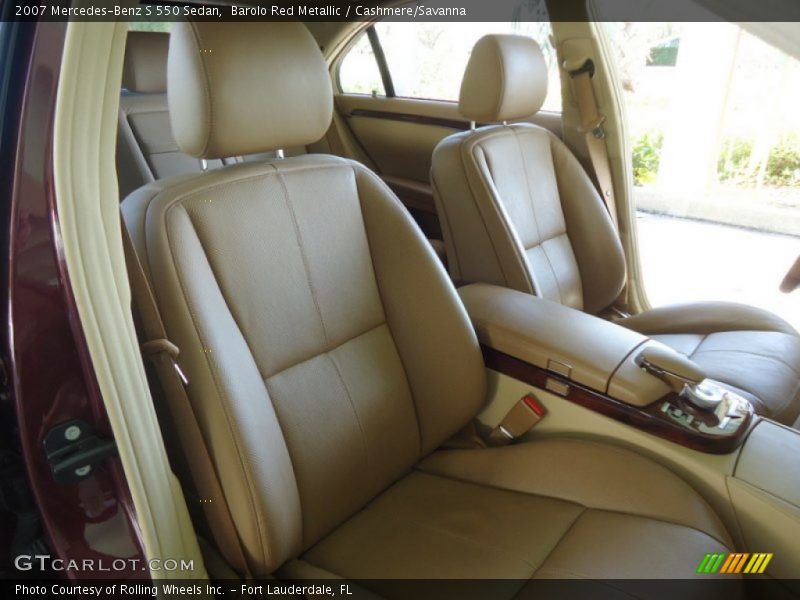  2007 S 550 Sedan Cashmere/Savanna Interior